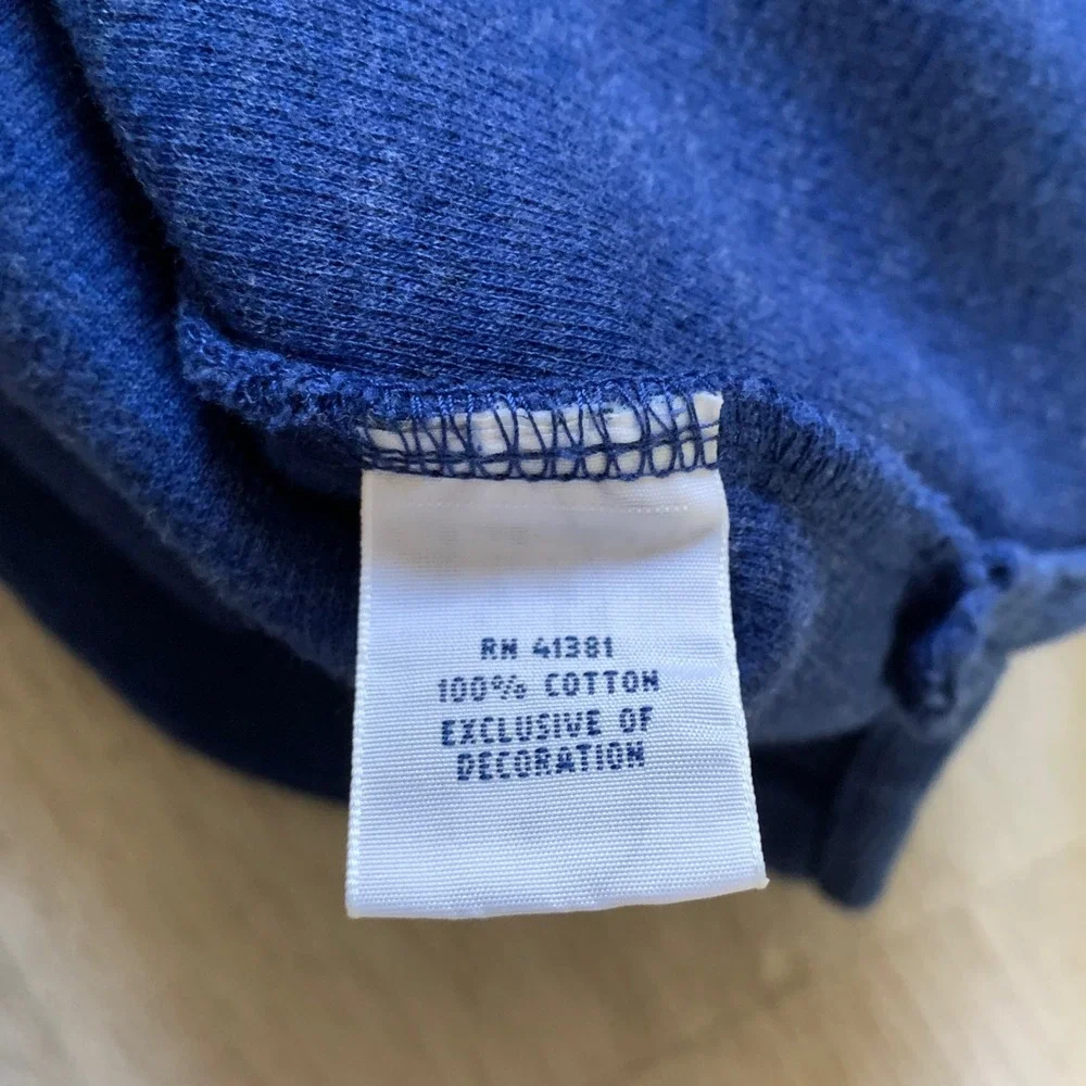 Polo Ralph Lauren Mens XXL Blue‎ 100% Cotton Quarter Zip Pullover Sweater Pony
